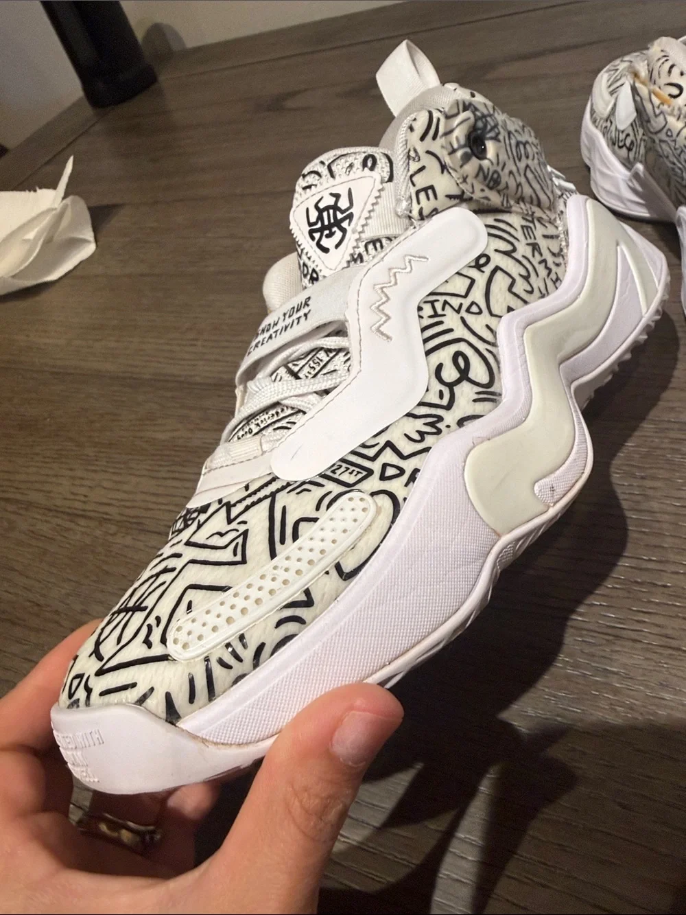 adidas stylish white
